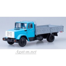 ЗИЛ-4331 грузовик бортовой, голубой/серый